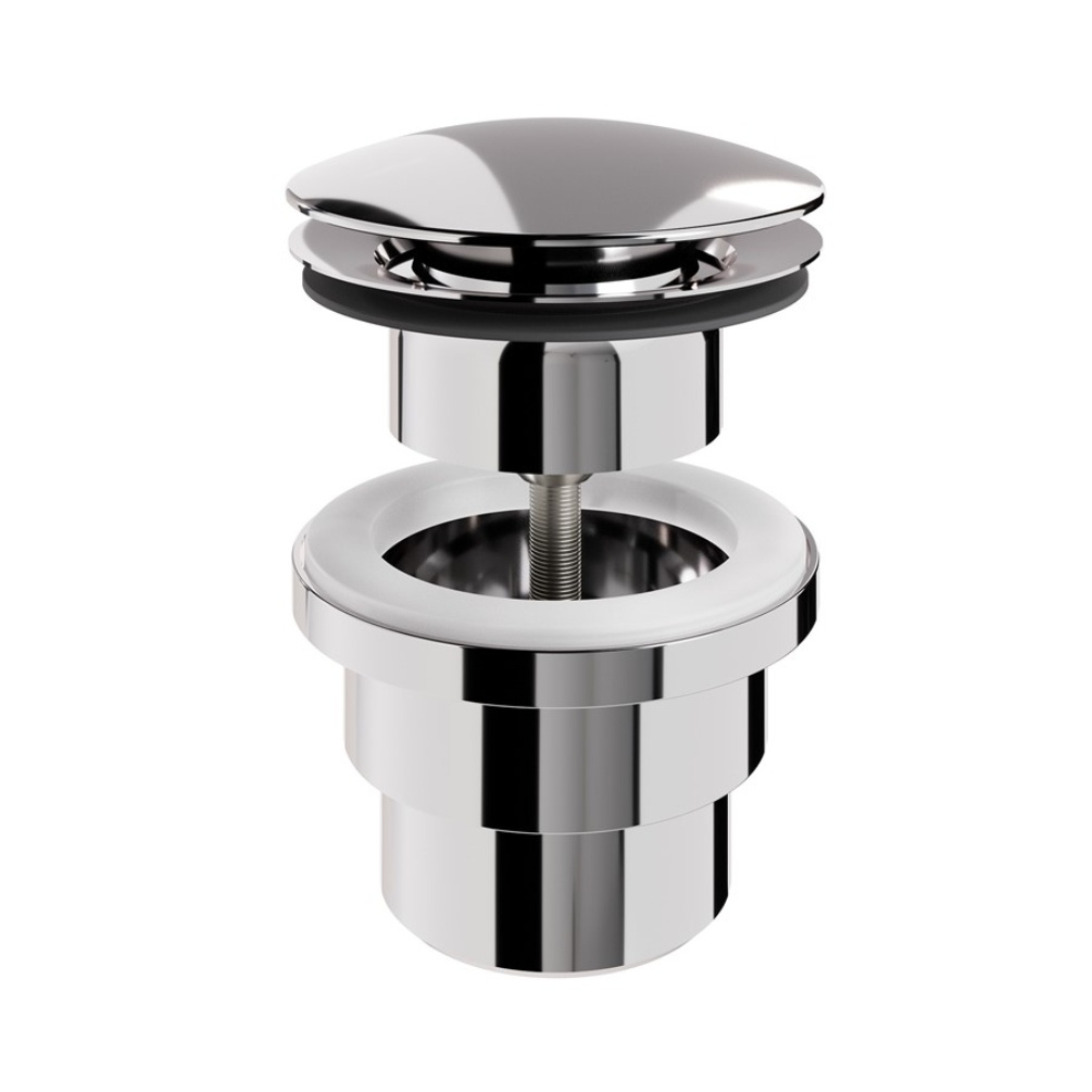 Crosswater Clover Chrome Click Clack Basin Waste Cut Out